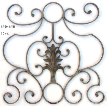 Wrought Iron Gate Big Beatuiful Decorative Ornaments Panels For Wrought iron Gate  railing Or fence decoration Ornament